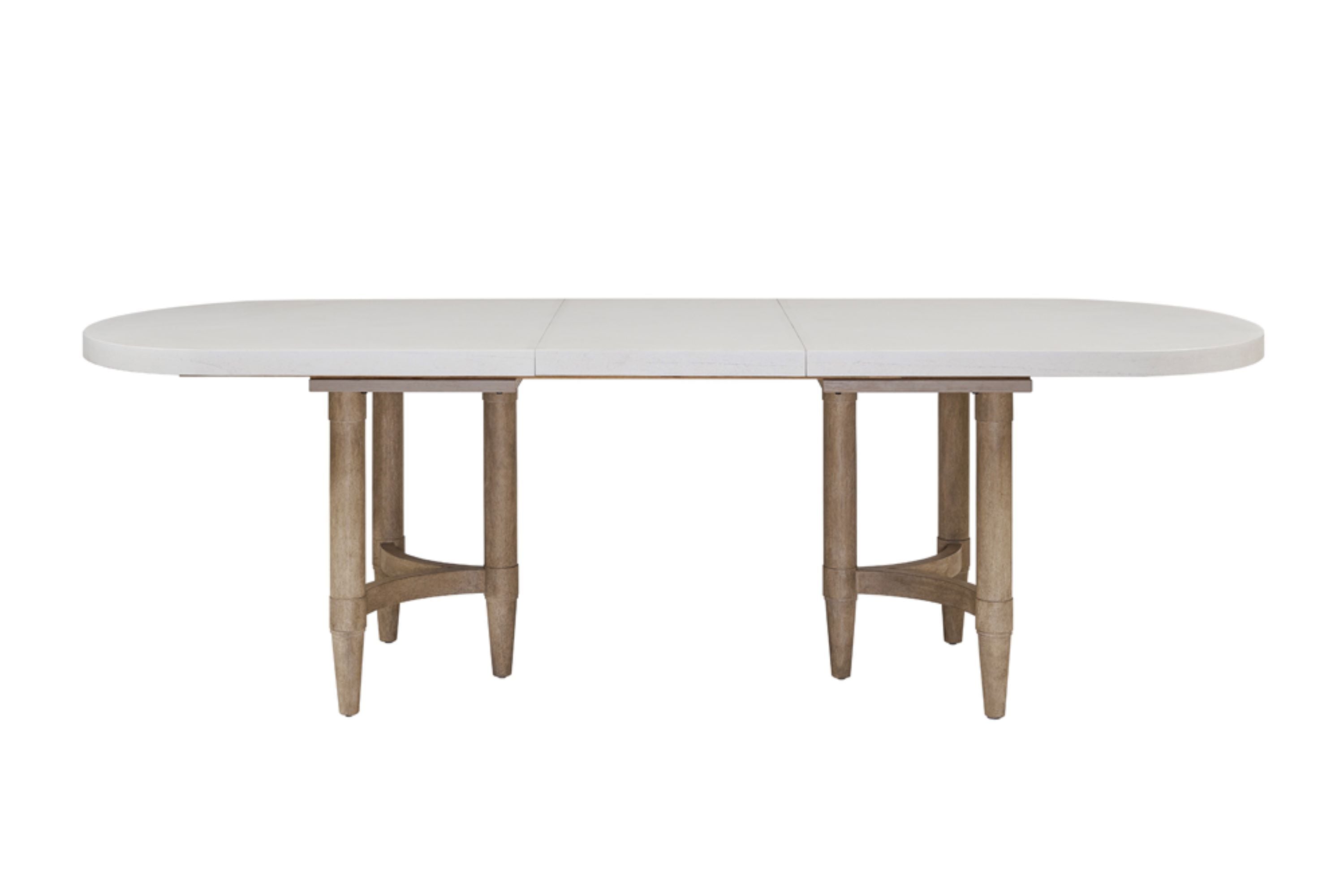 Triad Double Pedestal Dining Table with Leaf