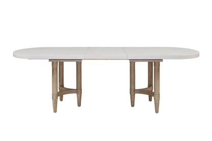 Triad Double Pedestal Dining Table with Leaf