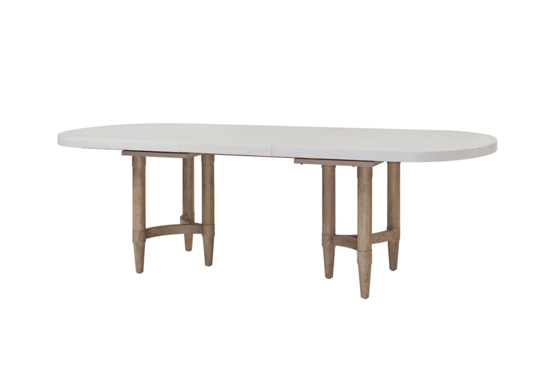 Triad Double Pedestal Dining Table with Leaf