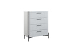 4 Drawer Chest - White