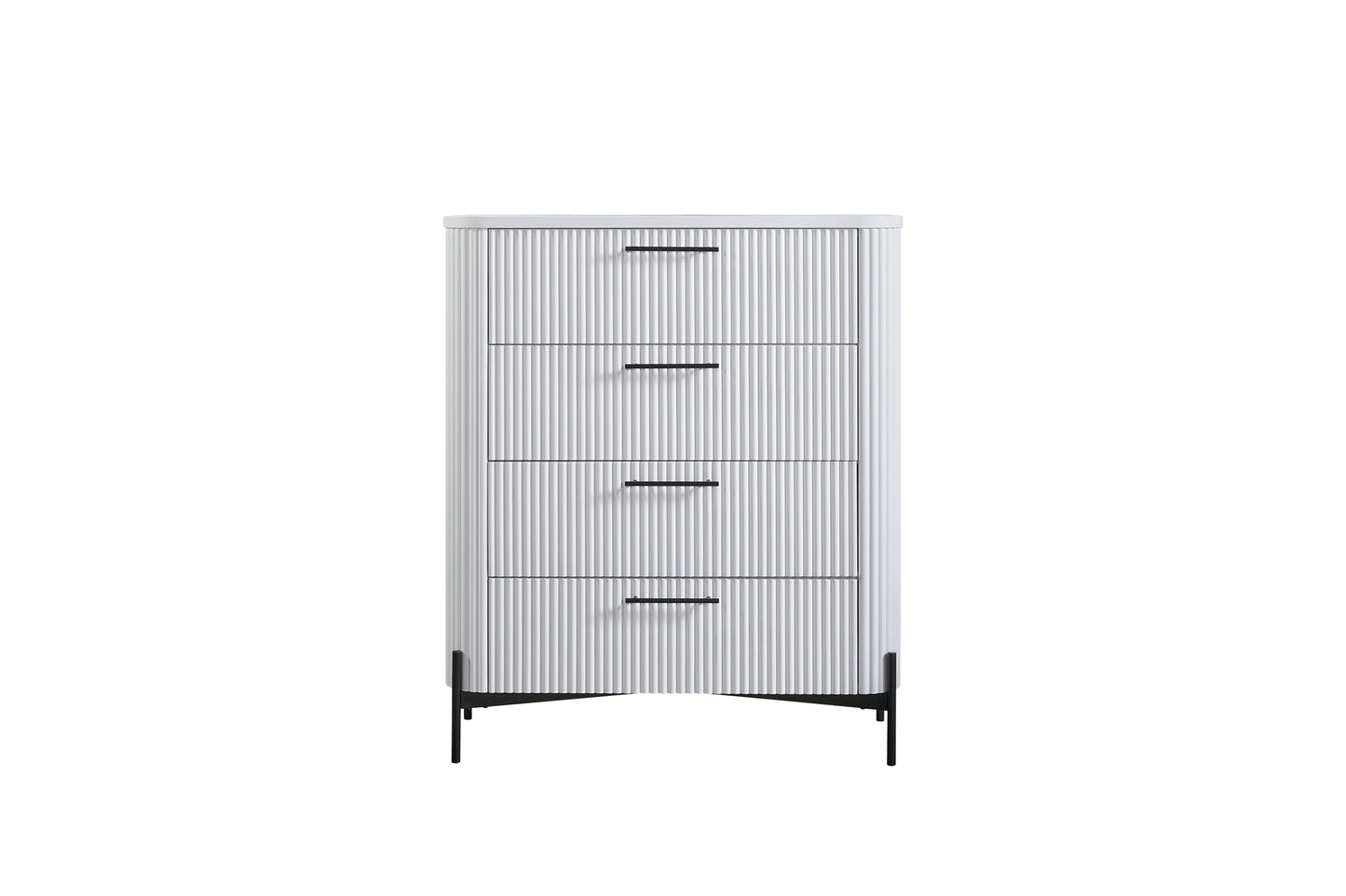 4 Drawer Chest - White