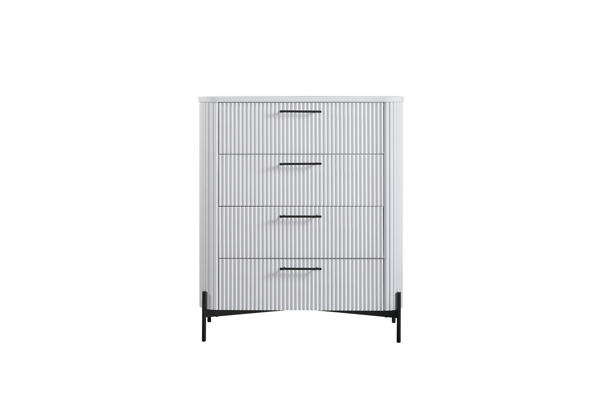 4 Drawer Chest - White