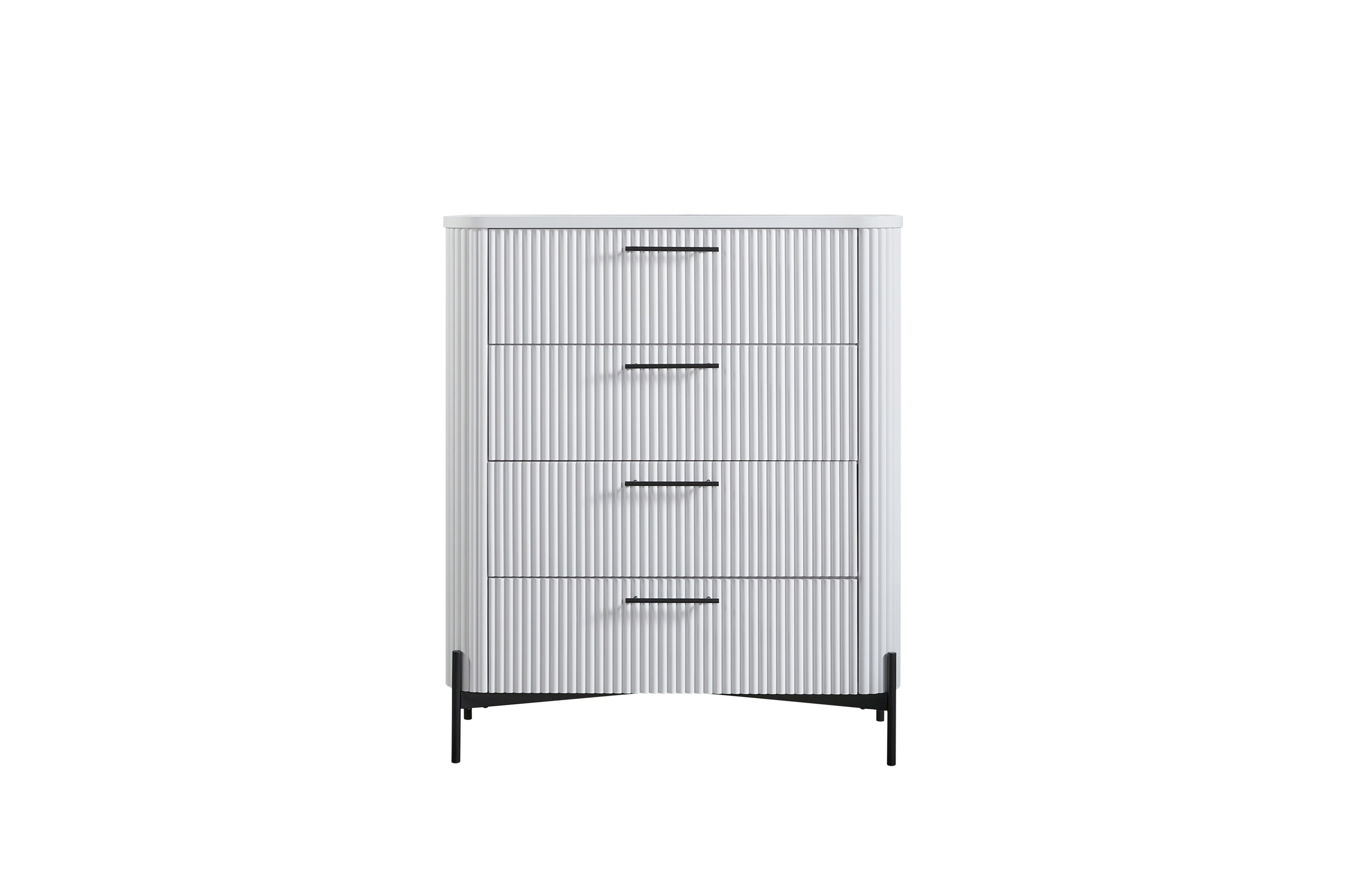 4 Drawer Chest - White