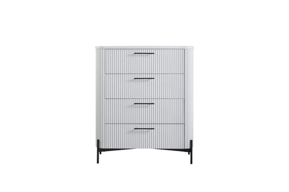 4 Drawer Chest - White
