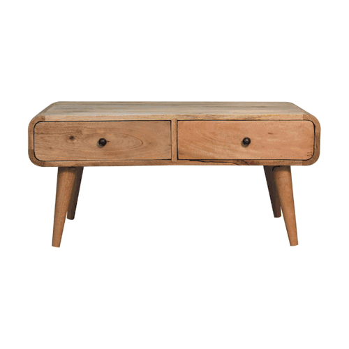 Sonata Oak Solid Wood Coffee Table with Timeless Design.