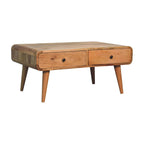 Sonata Oak Solid Wood Coffee Table with Timeless Design.
