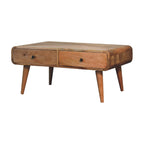 Sonata Oak Solid Wood Coffee Table with Timeless Design.
