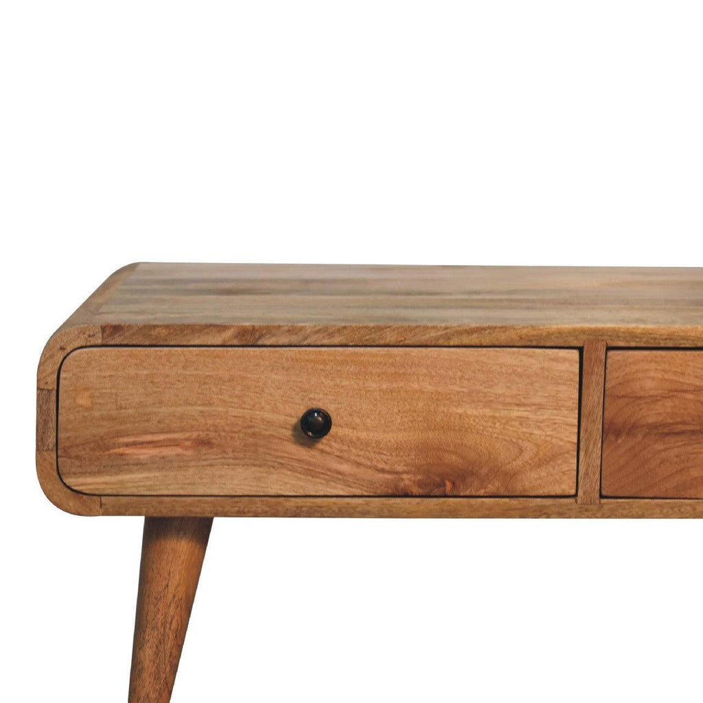 Sonata Oak Solid Wood Coffee Table with Timeless Design.
