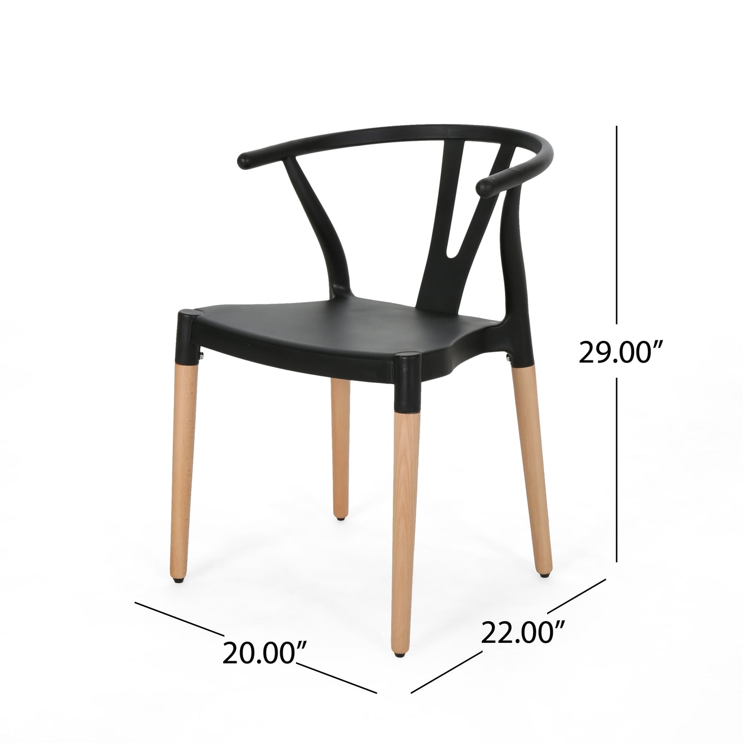 PLASTIC DINING CHAIR(set of 2) - Groovy Boardz