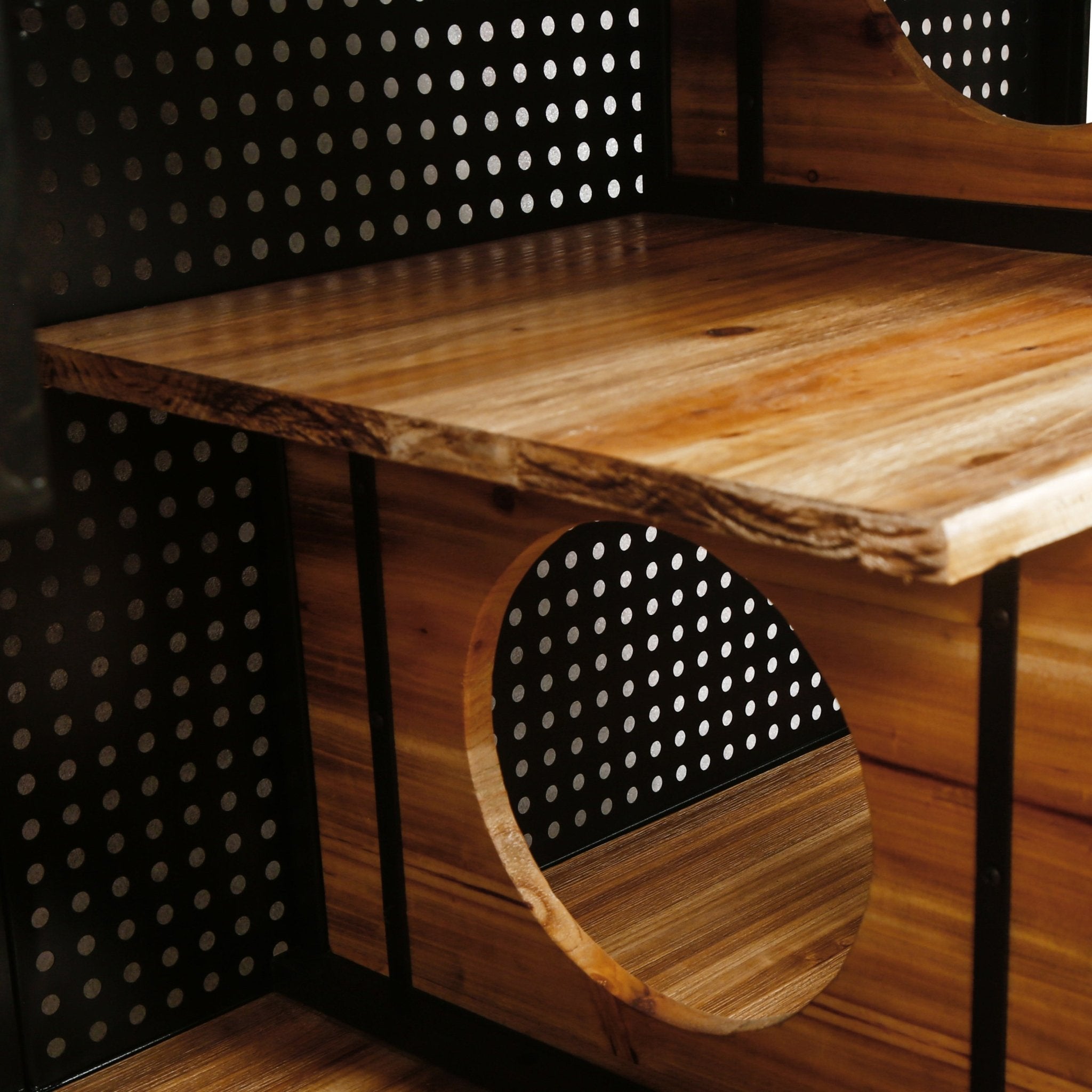 55.12 "Spacious Cat House with Tempered Glass, for Living Room, Hallway, Study and Other Spaces - Groovy Boardz