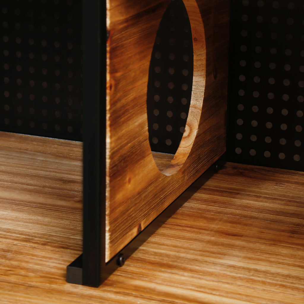 55.12 "Spacious Cat House with Tempered Glass, for Living Room, Hallway, Study and Other Spaces - Groovy Boardz