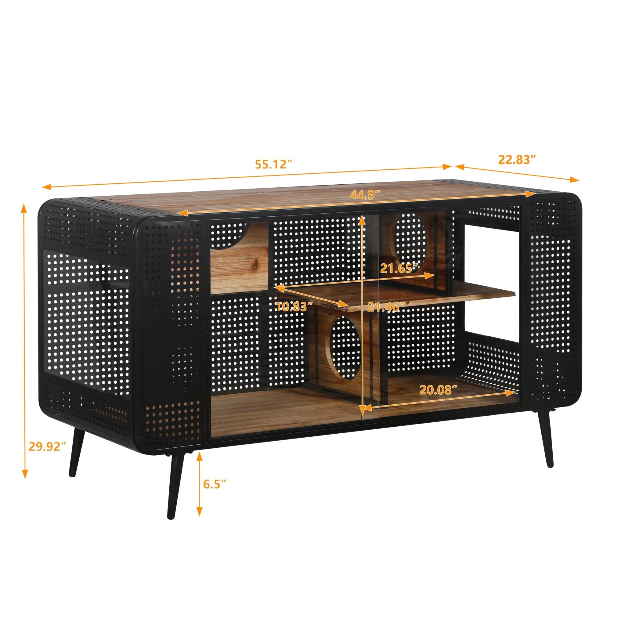 55.12 "Spacious Cat House with Tempered Glass, for Living Room, Hallway, Study and Other Spaces - Groovy Boardz