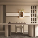 BotaniBeam Adjustable 3-Color LED Sandstone Wall Decor with Simulated Plants - 3D Art Sculpture, Glass Vase & Remote Control Light