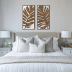Birch Botanical Two-tone Wood Panel Wall Décor Set Wall Decor