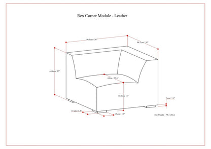 Rex Corner Sofa Module