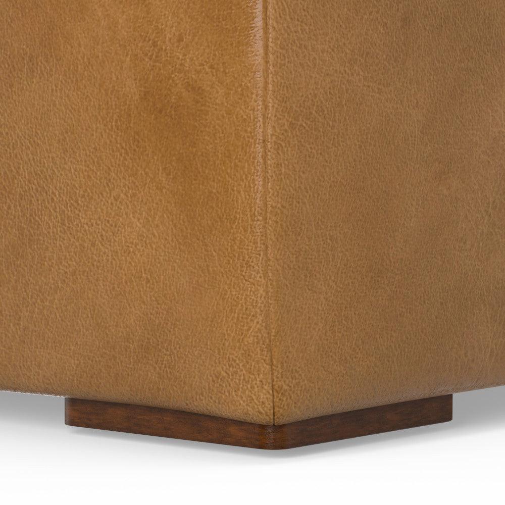Stylish Modern Brown Wood Rex Modular Corner Sofa Unit.