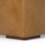 Stylish Modern Brown Wood Rex Modular Corner Sofa Unit.