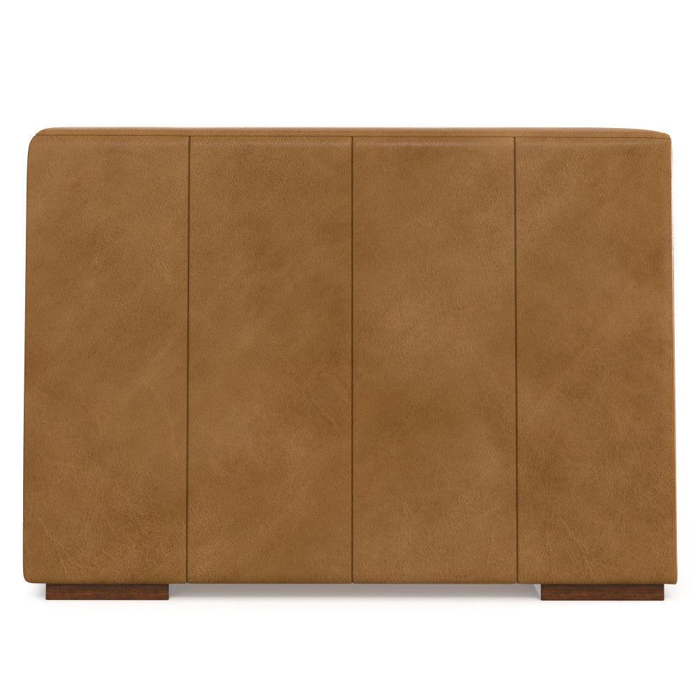 Stylish Modern Brown Wood Rex Modular Corner Sofa Unit.