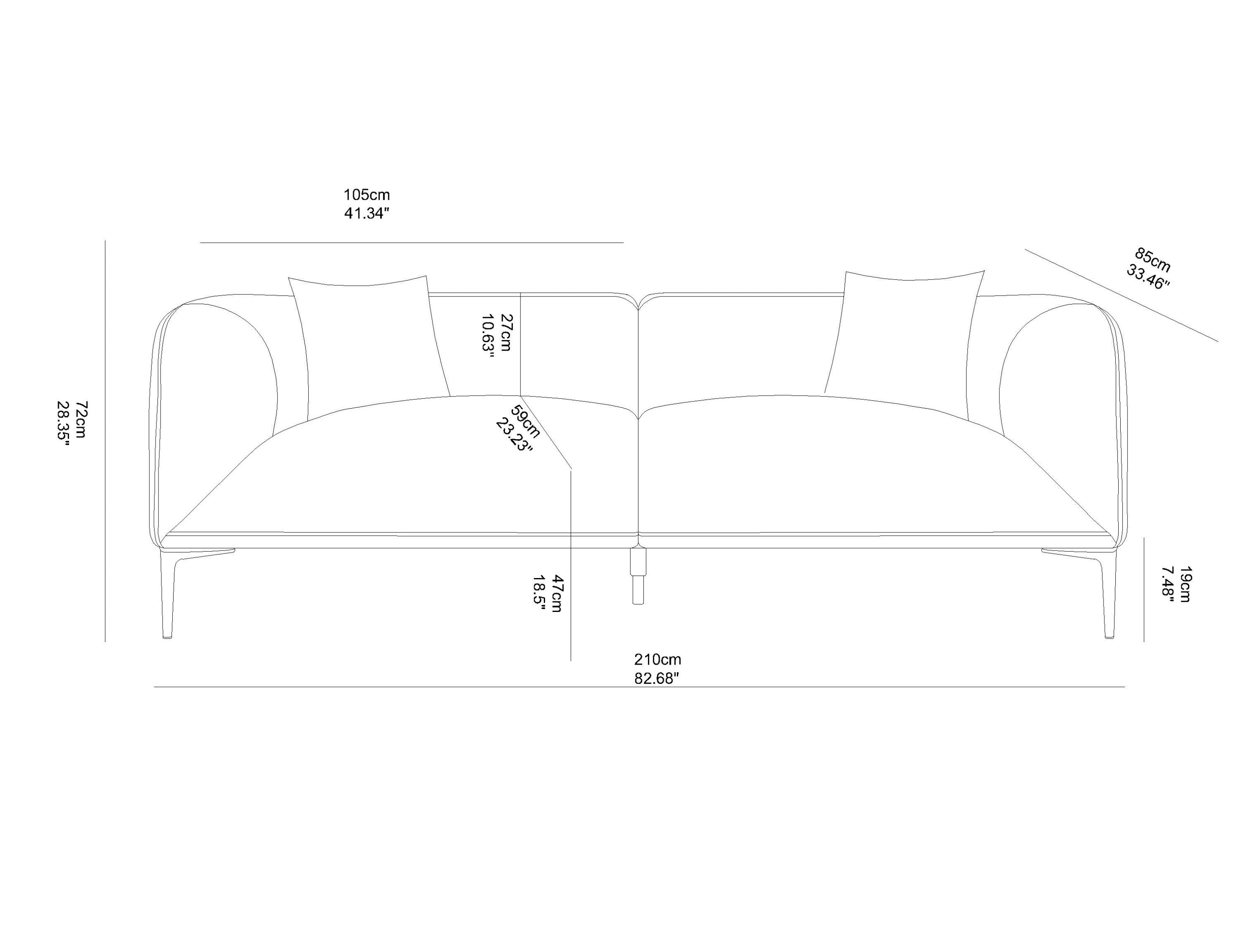 Modern Sofa for Living Room Family Movie Nights & Reading Hours Sofa