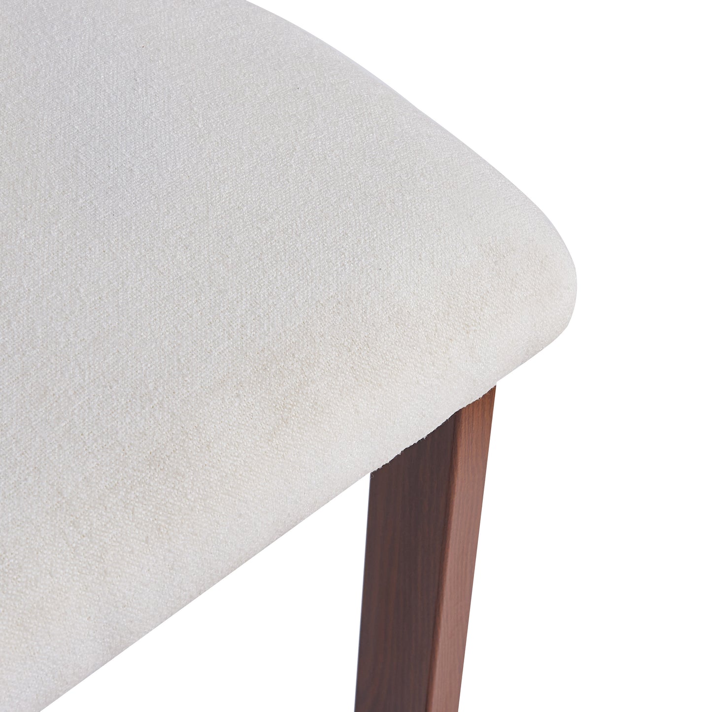 26.5'' Stylish Round Stools with Low Back - Comfortable Upholstered Seat & Black Metal Frame for Kitchen & Dining