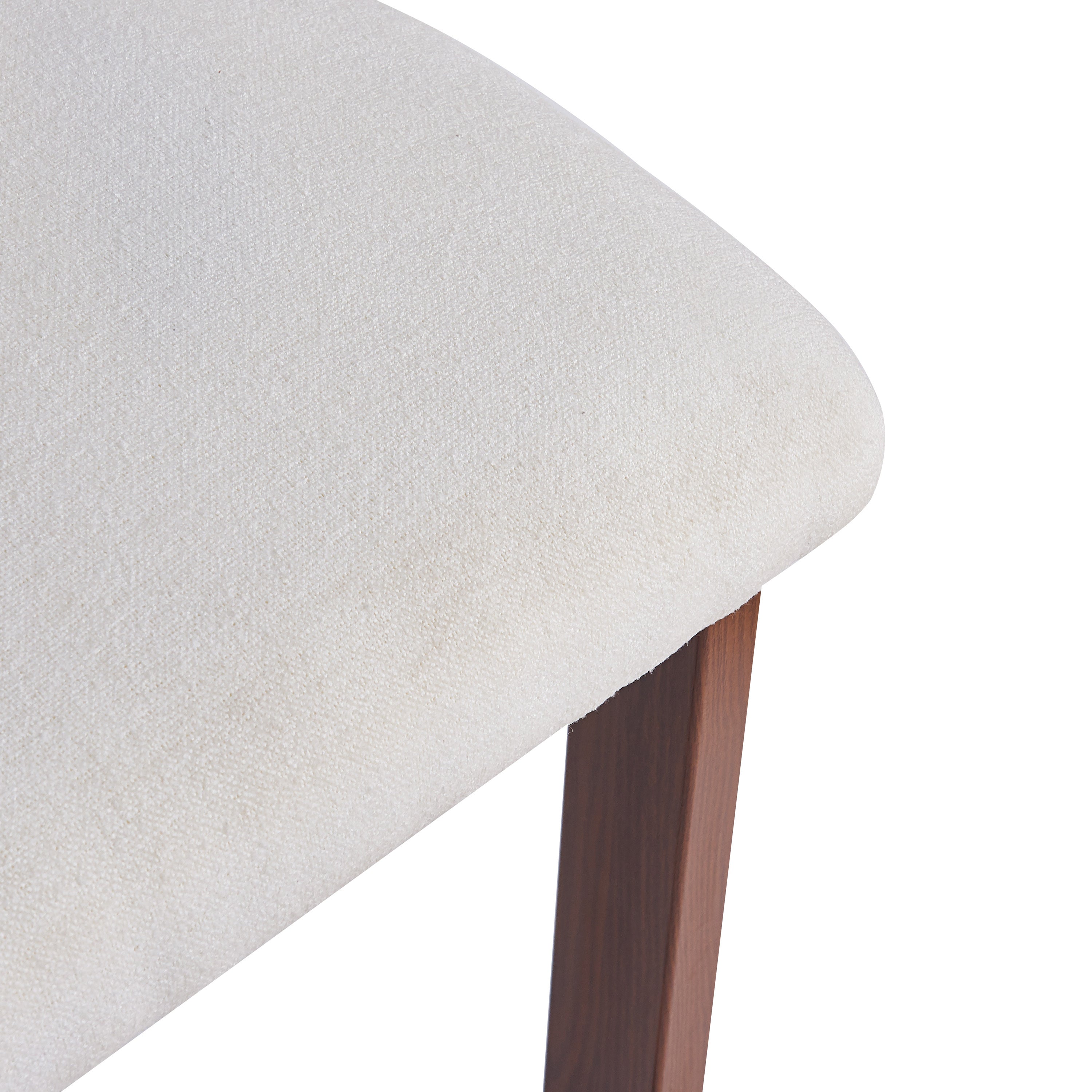 26.5'' Stylish Round Stools with Low Back - Comfortable Upholstered Seat & Black Metal Frame for Kitchen & Dining