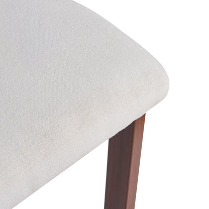 26.5'' Stylish Round Stools with Low Back - Comfortable Upholstered Seat & Black Metal Frame for Kitchen & Dining