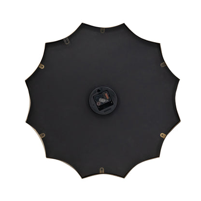 23.5x2.5x23.5' Vintage Roman Numeral Wall Clock with Gold Trim