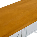 Bar cabinet Console Table with 2-Door Cabinet & 1 Drawers, Coffee Bar, Wine rack,Entryway Table with Storage Shelf, Sofa Tables Buffet Sideboard for Kitchen, Hallway, Dining, Living Room, White