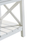 Bar cabinet Console Table with 2-Door Cabinet & 1 Drawers, Coffee Bar, Wine rack,Entryway Table with Storage Shelf, Sofa Tables Buffet Sideboard for Kitchen, Hallway, Dining, Living Room, White