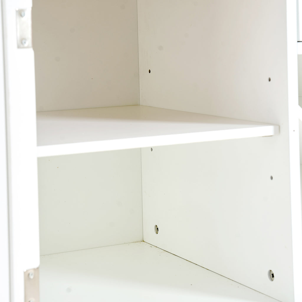 Bar cabinet Console Table with 2-Door Cabinet & 1 Drawers, Coffee Bar, Wine rack,Entryway Table with Storage Shelf, Sofa Tables Buffet Sideboard for Kitchen, Hallway, Dining, Living Room, White