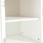 Bar cabinet Console Table with 2-Door Cabinet & 1 Drawers, Coffee Bar, Wine rack,Entryway Table with Storage Shelf, Sofa Tables Buffet Sideboard for Kitchen, Hallway, Dining, Living Room, White