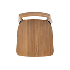 Sven 30' Modern Minimalist Low Back Wood Barstool, Natural Blonde Ash Wood Bar Stools