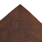 TESS Modern Side Table – Stylish Cent Table Compatible with Living Room, Bedroom, or Office – Versatile Home Furniture with Design and Sturdy Construction,Dark Brown Color End Table