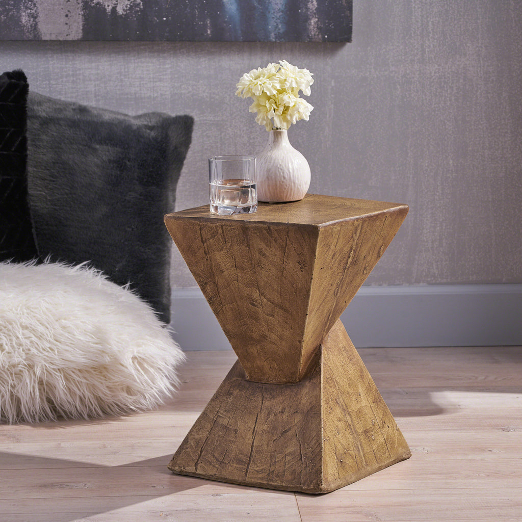 TESS Modern Side Table – Stylish End Table Compatible with Living Room, Bedroom, or Office,Versatile Home Furniture,Natural Color End Table