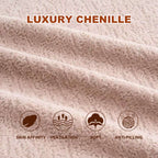 Tai Chi Inspired LY-042 S-Curved Chenille Sectional Sofa, Dual-Depth, Beige, Compact Design, No Assembly, 66.9' L