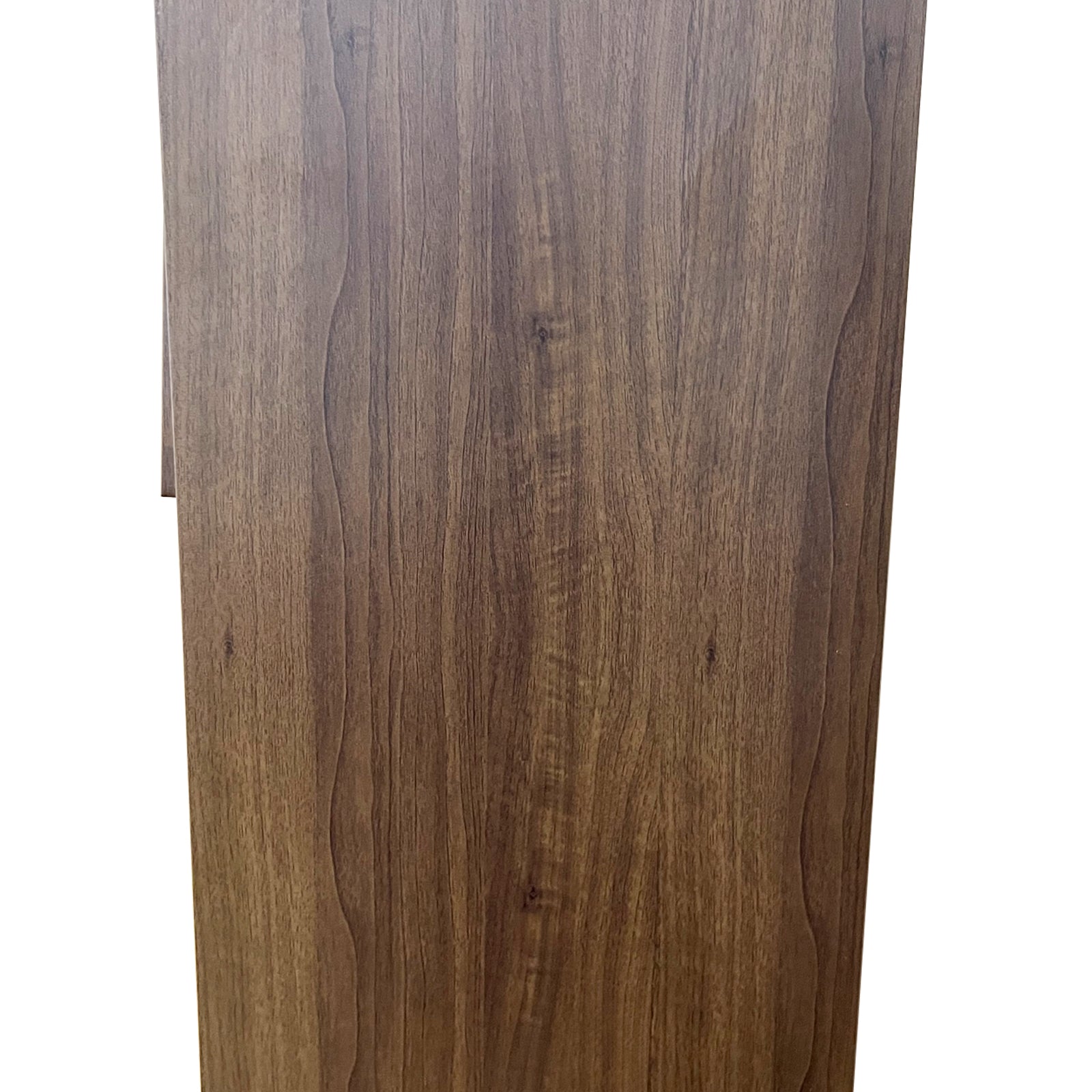 57'' Tall Metal 4 Flip Doors Cabinet, with Ample Storage Space for Bedroom, Office, Living Room, Hallway, Entryway (Walnut) Storage Cabinet