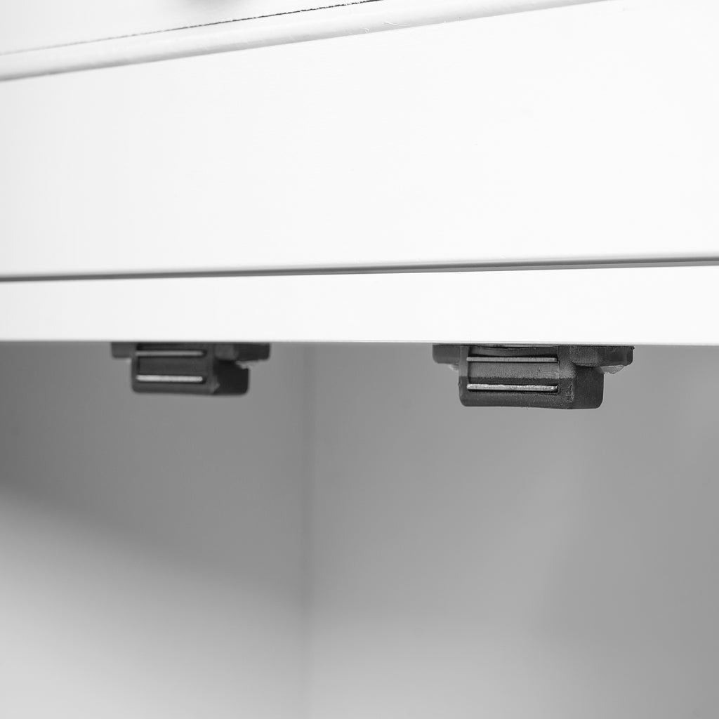 67.2' Tall Bathroom Storage Cabinet with Tempered Glass Doors, Adjustable Shelves & Drawer – Modern Freestanding Linen Tower, Soft-Close Design