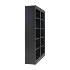 83' Tall Wood Bookcase Suite with light strip ,5-Tier Home Decor Bookcase Suite with Adjustable Shelves,Storage Organizer,Free Standing Storage Shelves Suite for Living Room,Home Office,Black
