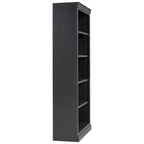 83' Tall Wood Bookcase Suite with light strip ,5-Tier Home Decor Bookcase Suite with Adjustable Shelves,Storage Organizer,Free Standing Storage Shelves Suite for Living Room,Home Office,Black