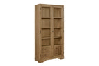 Tall Display Cabinet - Cashew Bookshelf