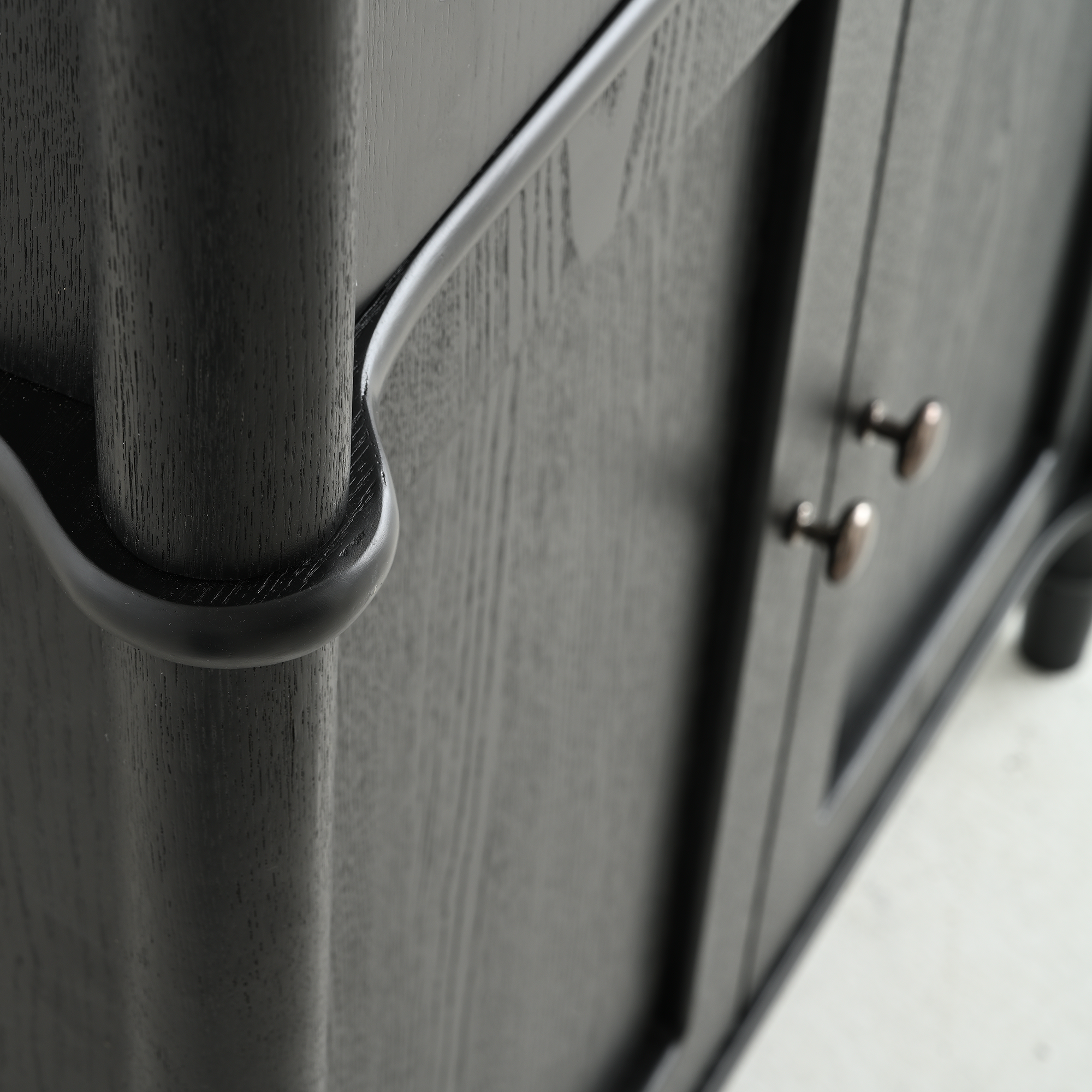 73.25'' Tall Vintage Display Cabinet with Double Glass Doors, Traditional Style China Cabinet Curio Cabinet for Collectibles for Hallways Living Room, Kitchen, Home, Studio or Workspace - Black - Groovy Boardz