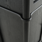 73.25'' Tall Vintage Display Cabinet with Double Glass Doors, Traditional Style China Cabinet Curio Cabinet for Collectibles for Hallways Living Room, Kitchen, Home, Studio or Workspace - Black - Groovy Boardz