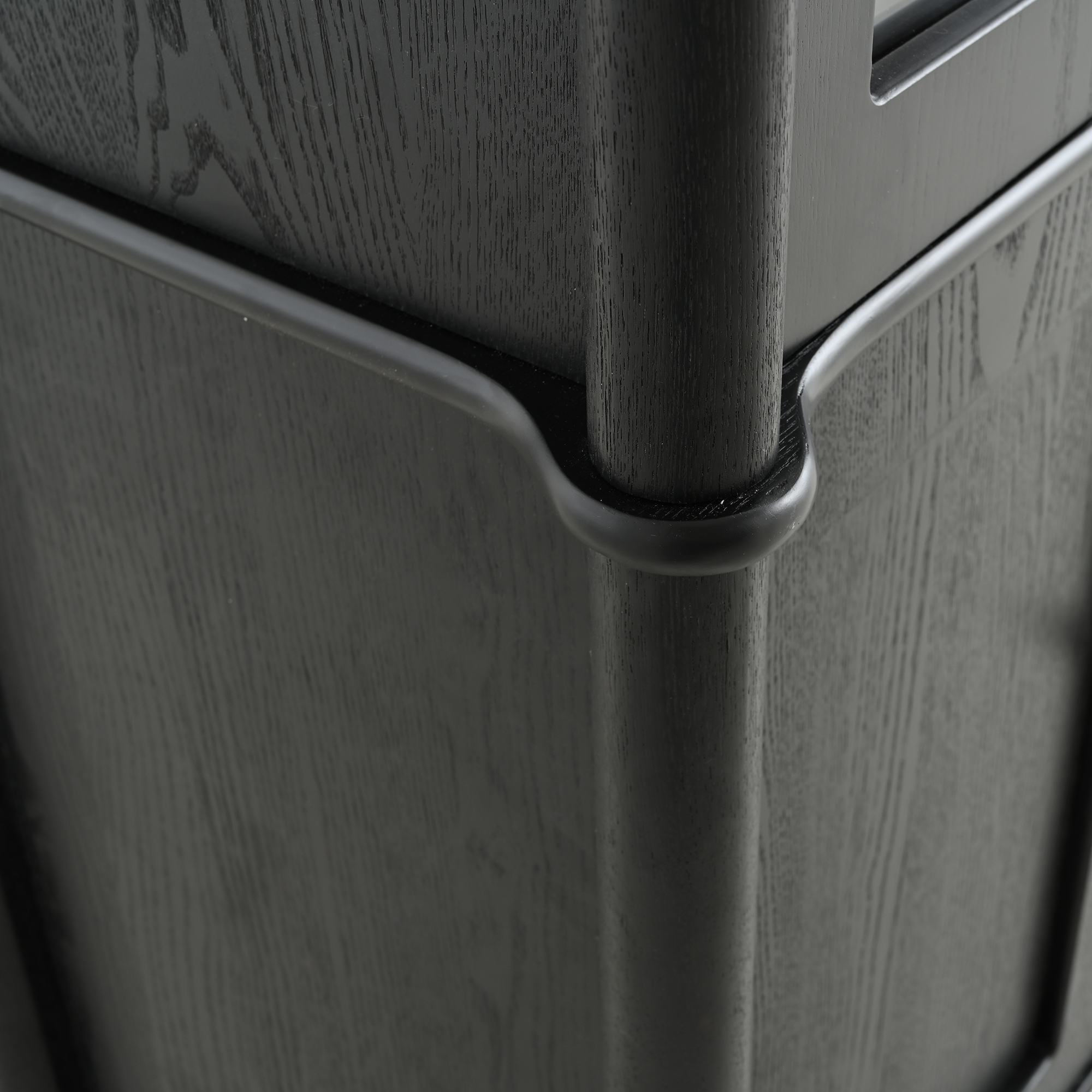 73.25'' Tall Vintage Display Cabinet with Double Glass Doors, Traditional Style China Cabinet Curio Cabinet for Collectibles for Hallways Living Room, Kitchen, Home, Studio or Workspace - Black - Groovy Boardz