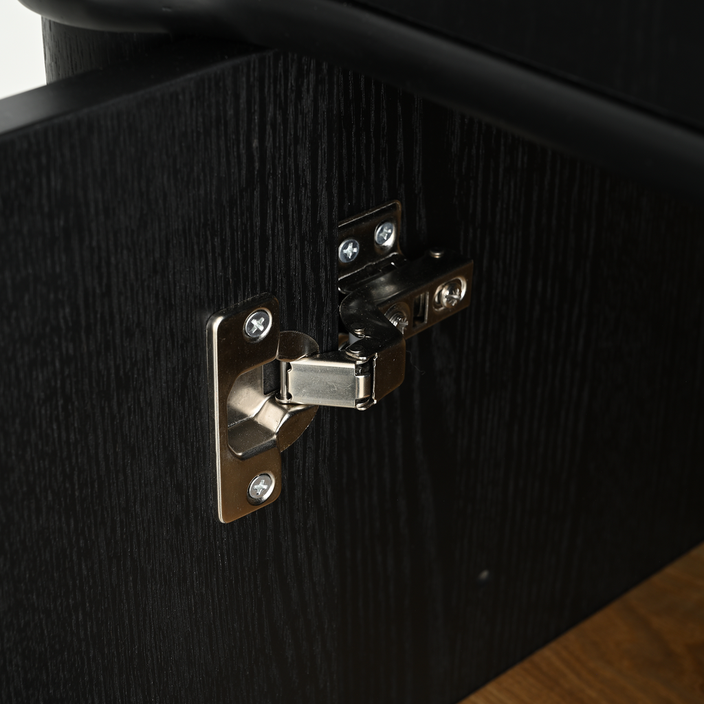 73.25'' Tall Vintage Display Cabinet with Double Glass Doors, Traditional Style China Cabinet Curio Cabinet for Collectibles for Hallways Living Room, Kitchen, Home, Studio or Workspace - Black - Groovy Boardz