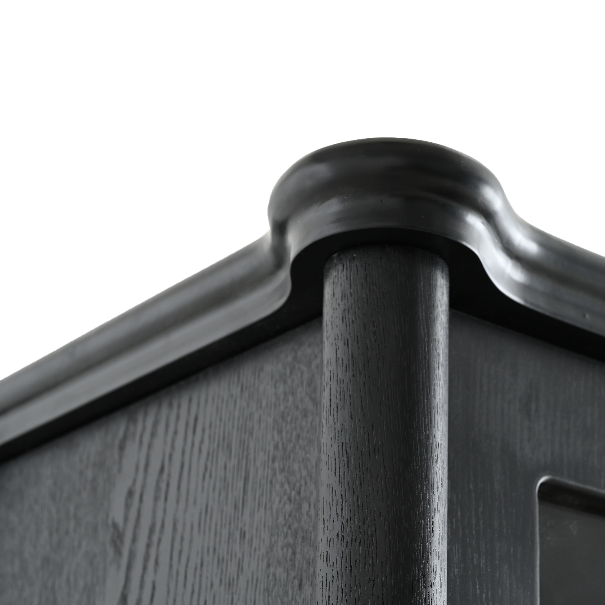 73.25'' Tall Vintage Display Cabinet with Double Glass Doors, Traditional Style China Cabinet Curio Cabinet for Collectibles for Hallways Living Room, Kitchen, Home, Studio or Workspace - Black - Groovy Boardz