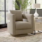 Tan Swivel Chair Accent Chair