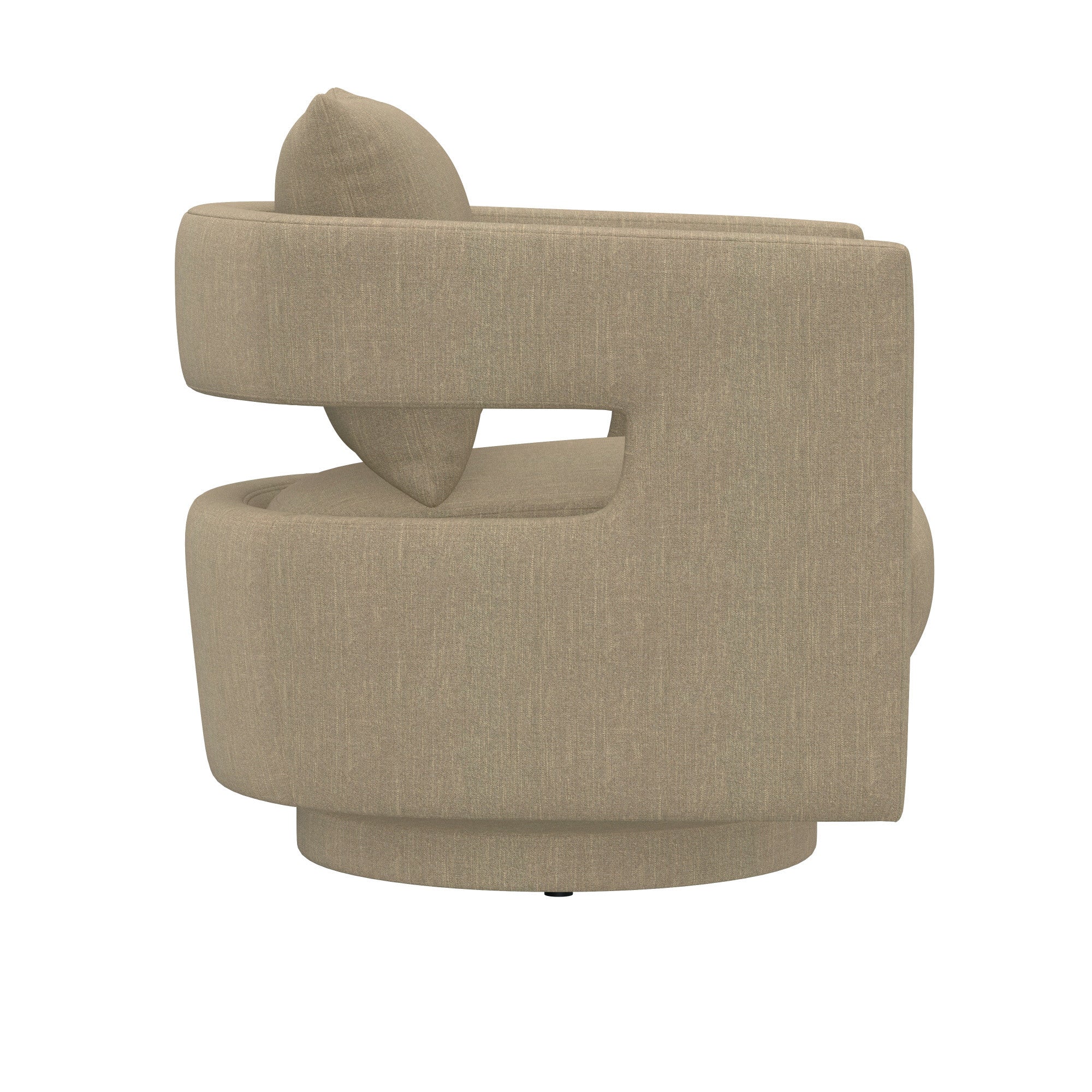 Tan Swivel Chair Accent Chair