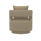 Tan Swivel Chair Accent Chair