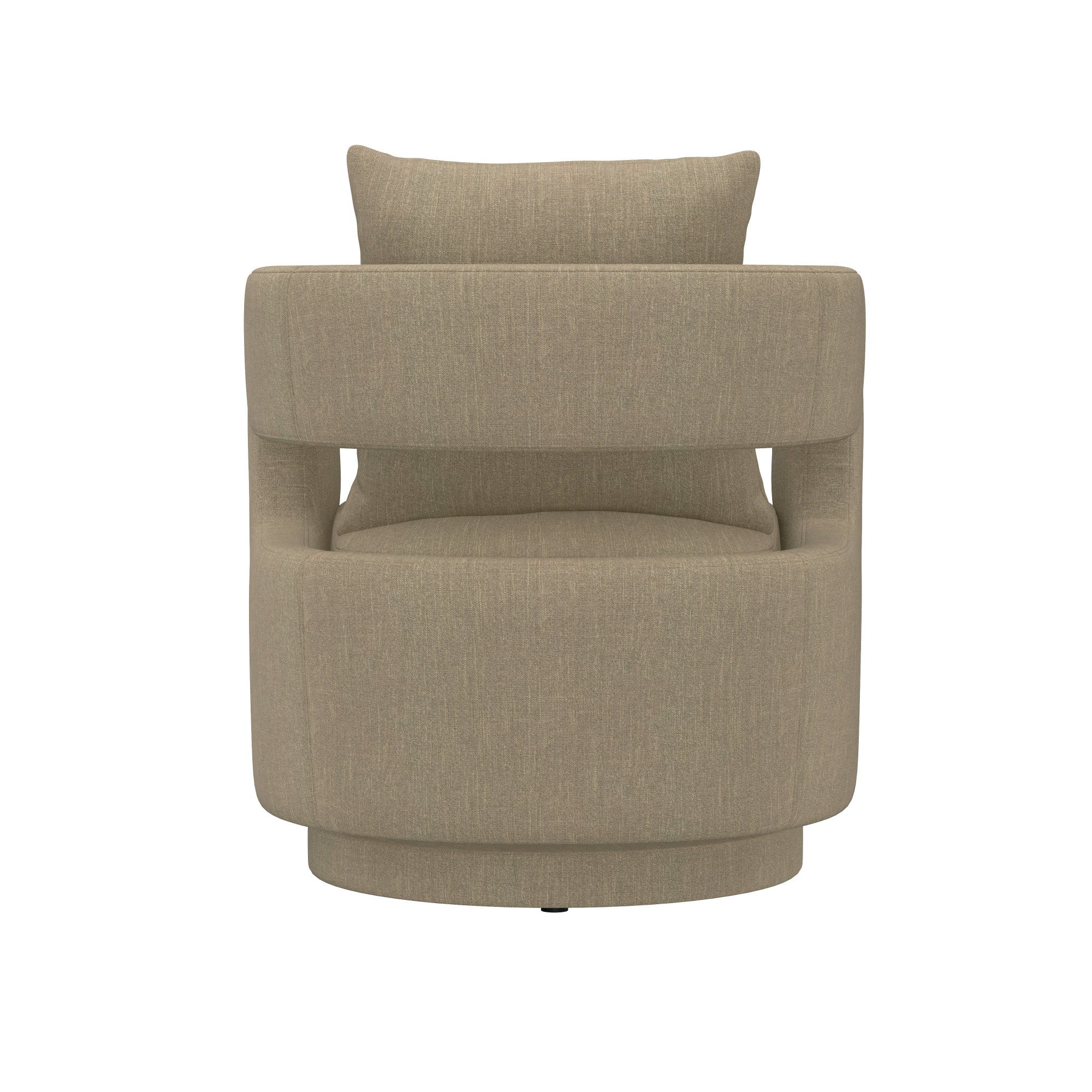 Tan Swivel Chair Accent Chair