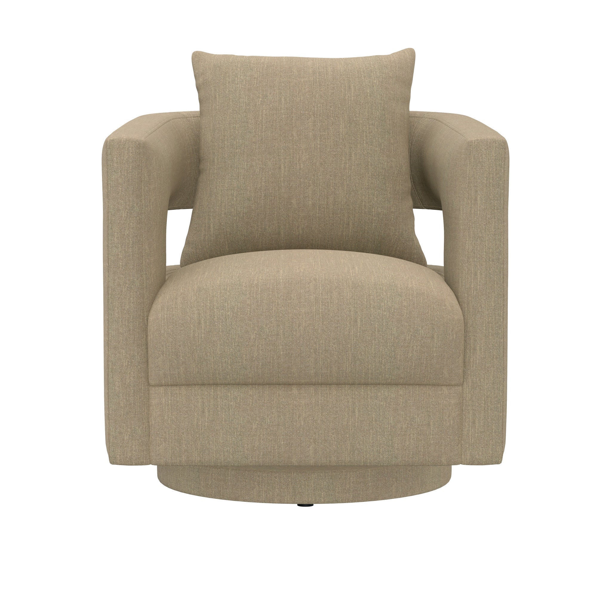 Tan Swivel Chair Accent Chair